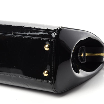 Louis Vuitton Vernis Brea MM Black 7 of 10