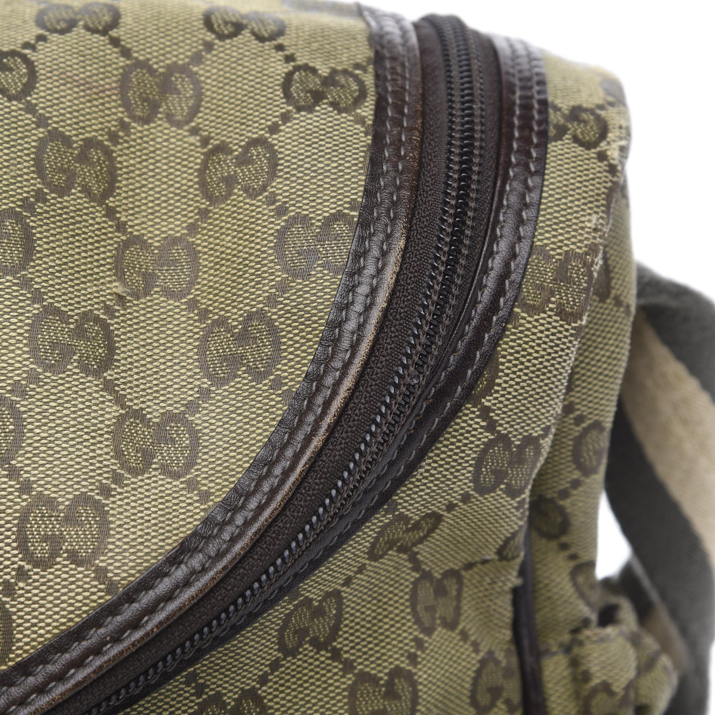 Monogram Large Diaper Bag Dark Brown