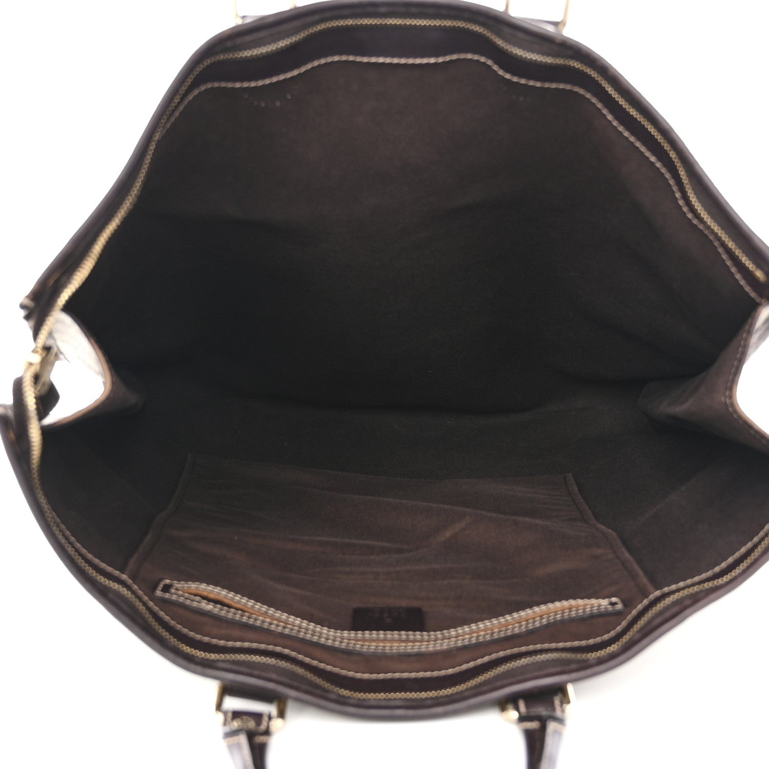 Gucci GG Plus Monogram XL Tote Dark Brown 5 of 11