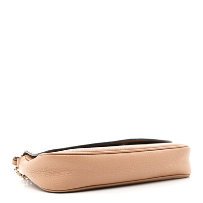Gucci Pebbled Calfskin Medium Soho Flap Crossbody Camelia 4 of 10