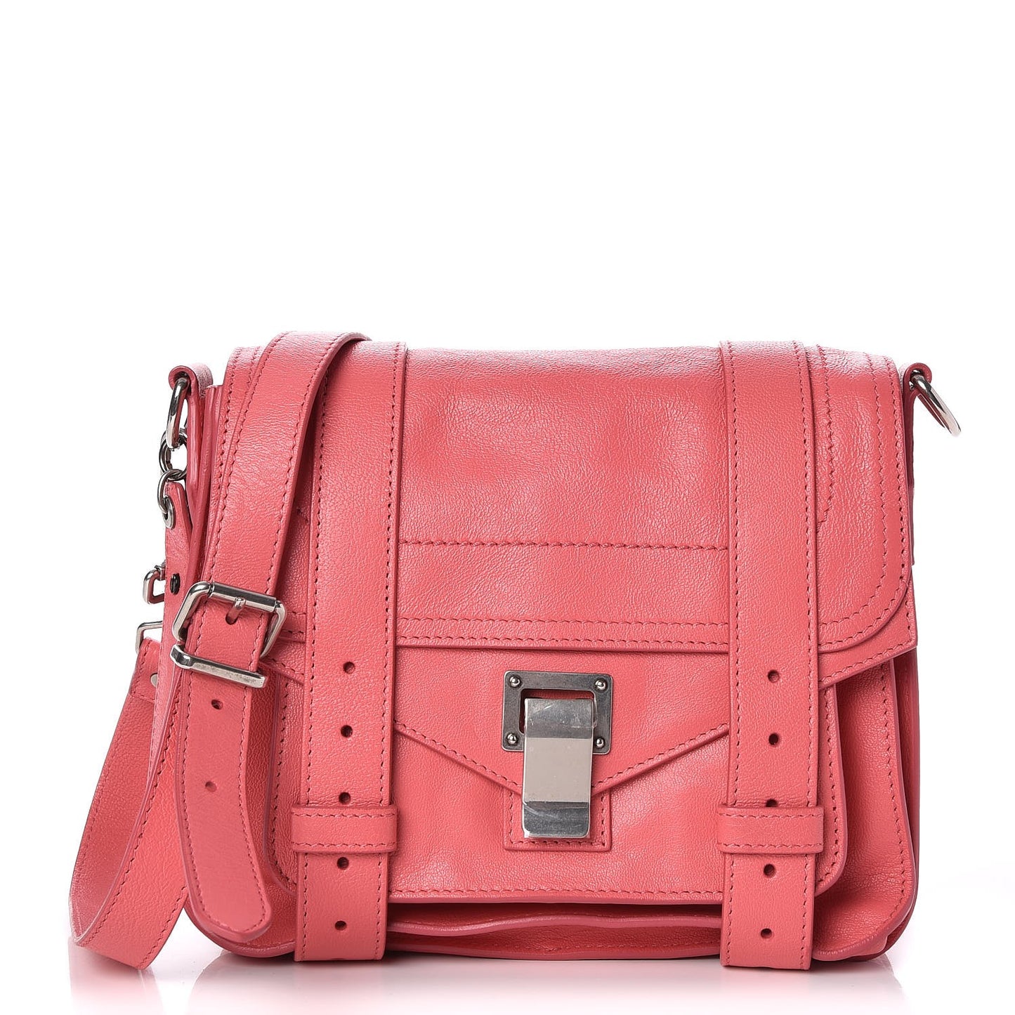 Lambskin PS1 Pouch Messenger Hibiscus