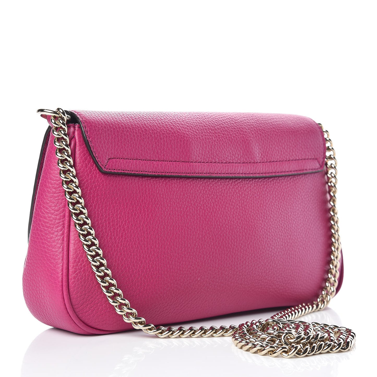 Cellarius Calfskin Medium Soho Flap Crossbody Bright Bouganville