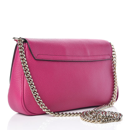 Gucci Cellarius Calfskin Medium Soho Flap Crossbody Bright Bouganville 3 of 9