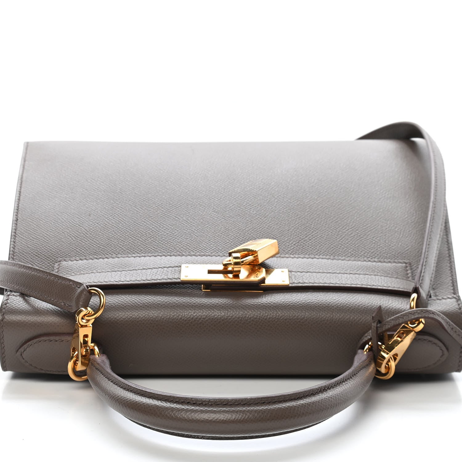Hermes Epsom Kelly Sellier 28 Etain 8 of 39