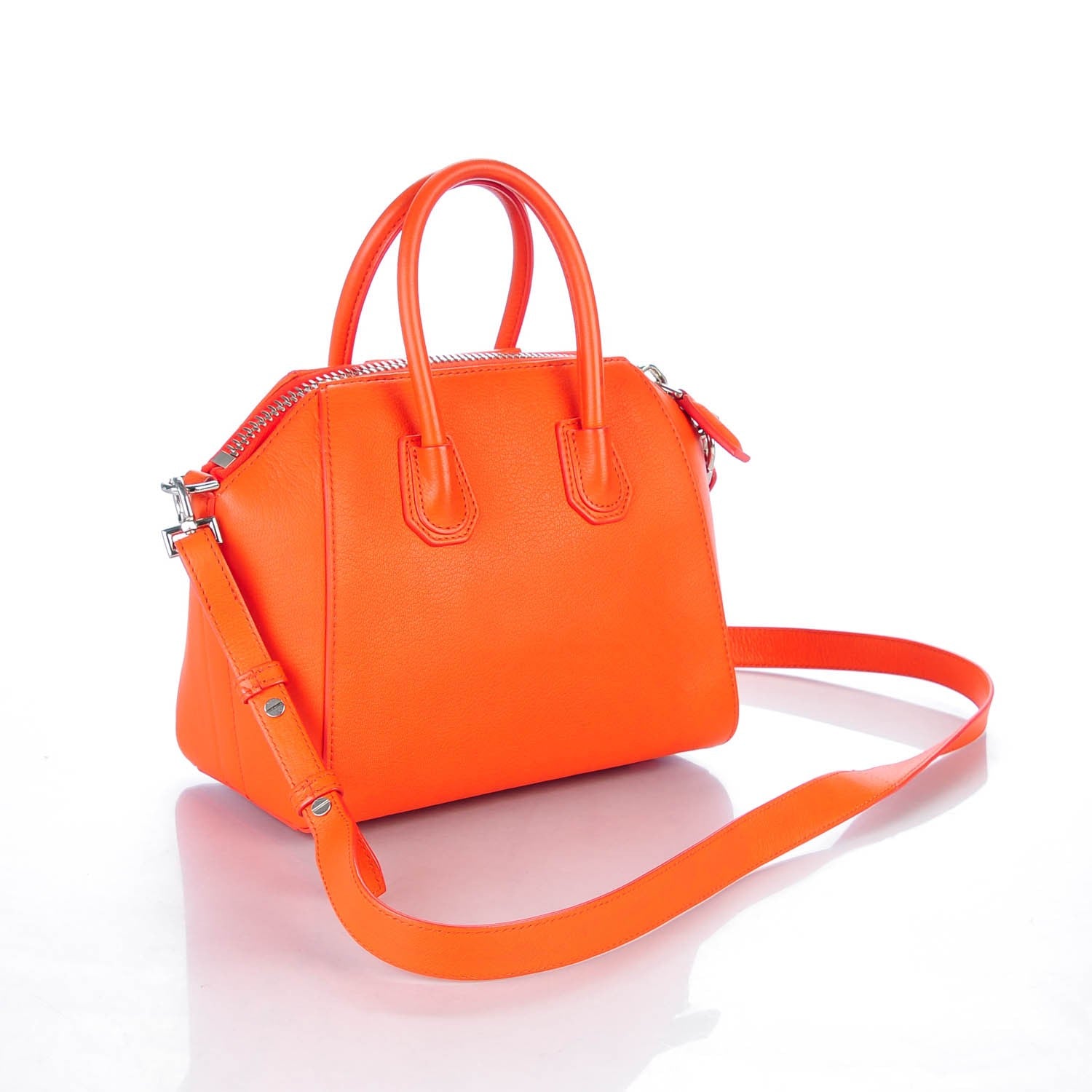 Givenchy Sugar Goatskin Mini Antigona Burnt Orange 3 of 7
