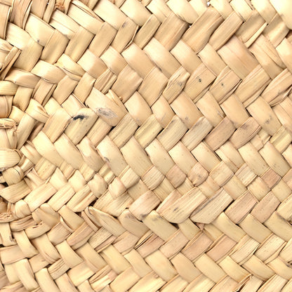 Celine Raffia Calfskin Triomphe Medium Panier Tan 9 of 11
