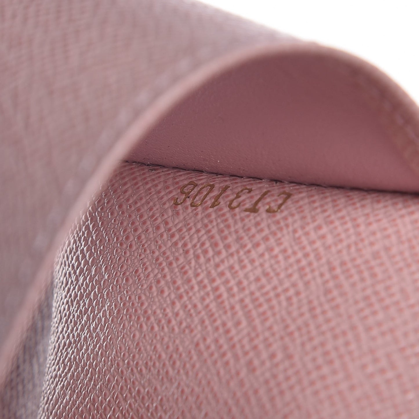 Damier Ebene Multicles 6 Key Holder Rose Ballerine