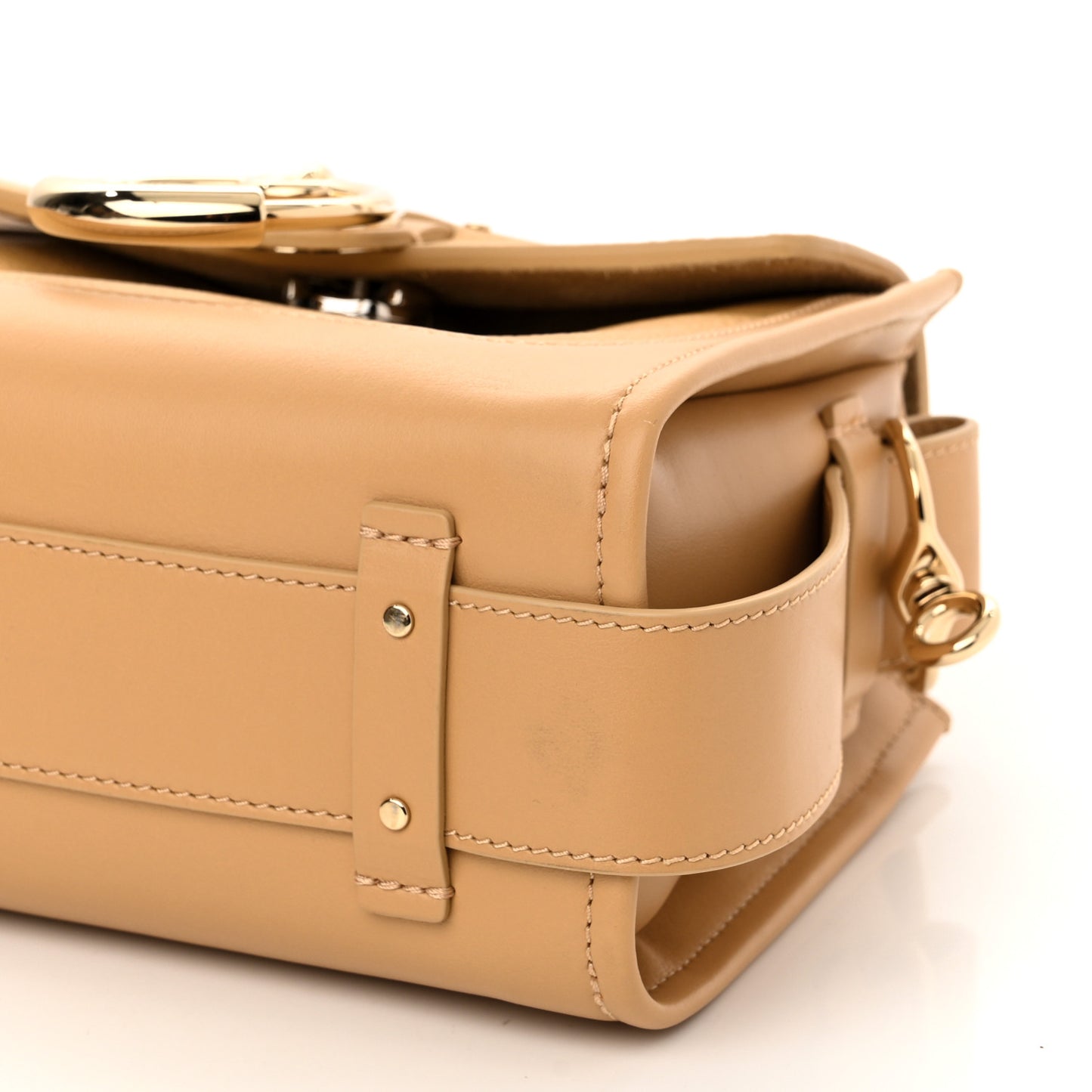 Calfskin Mini Tess Day Bag Sweet Beige