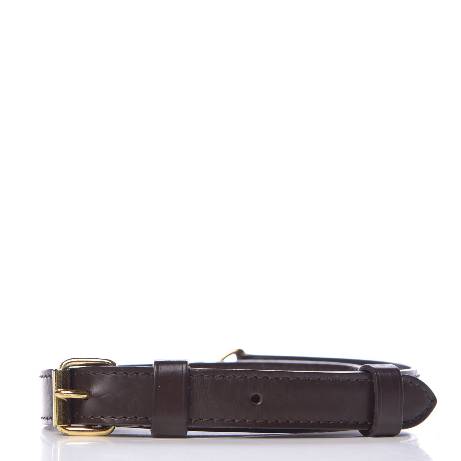 Louis Vuitton Calfskin 20mm Adjustable Strap Brown 2 of 3