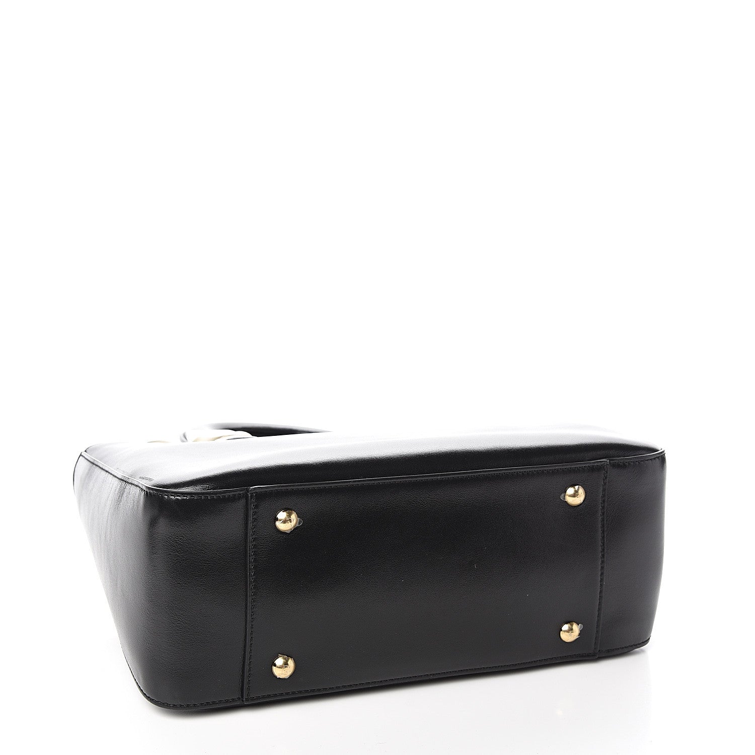 Fendi Vitello Glacier Small FF Tote Black 3 of 9