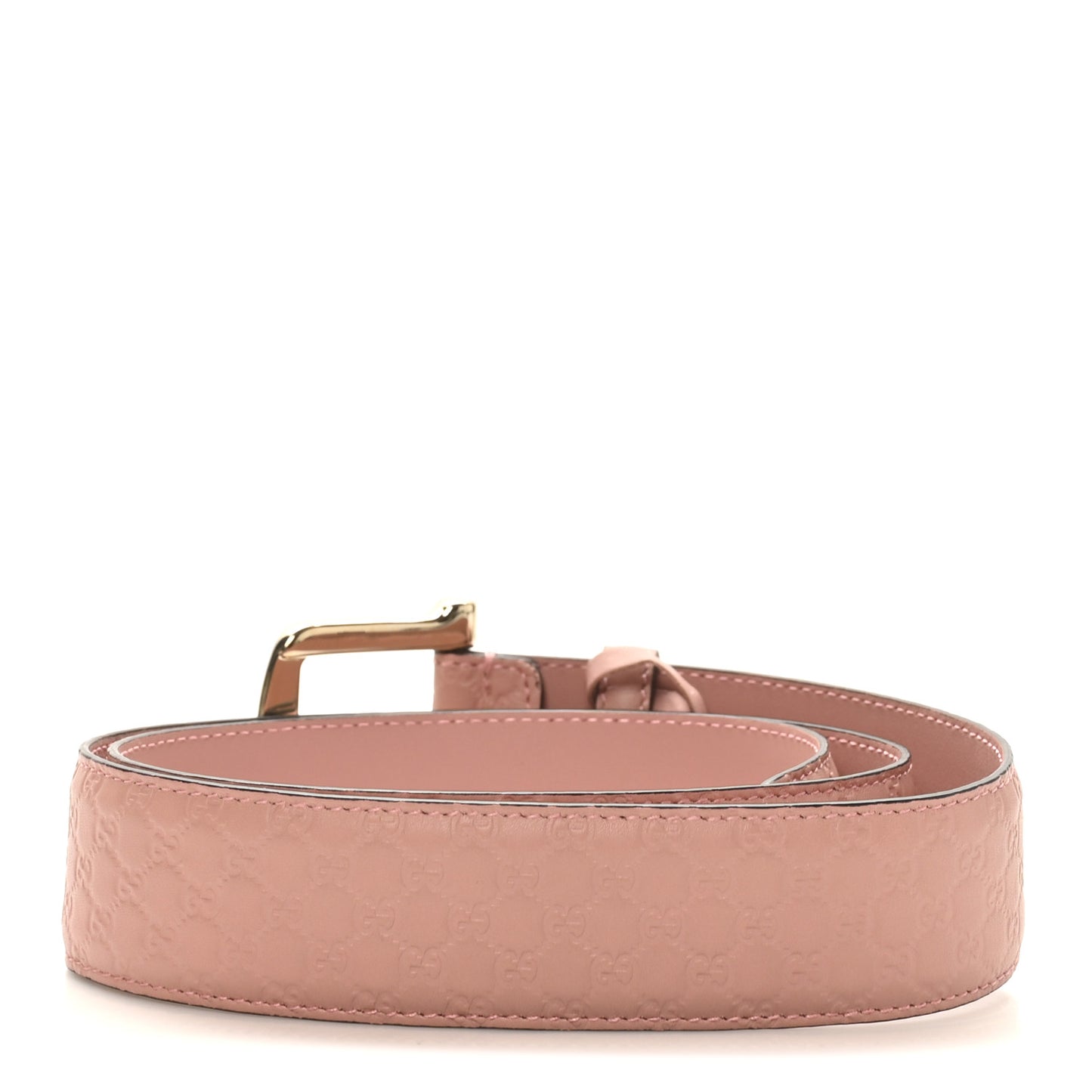Soft Microguccissima Margaux Calfskin Belt 95 38 Soft Pink