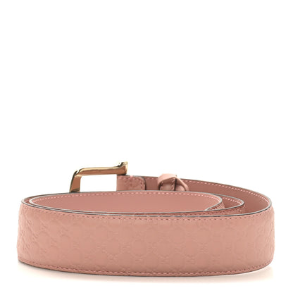 Gucci Soft Microguccissima Margaux Calfskin Belt 95 38 Soft Pink 2 of 5