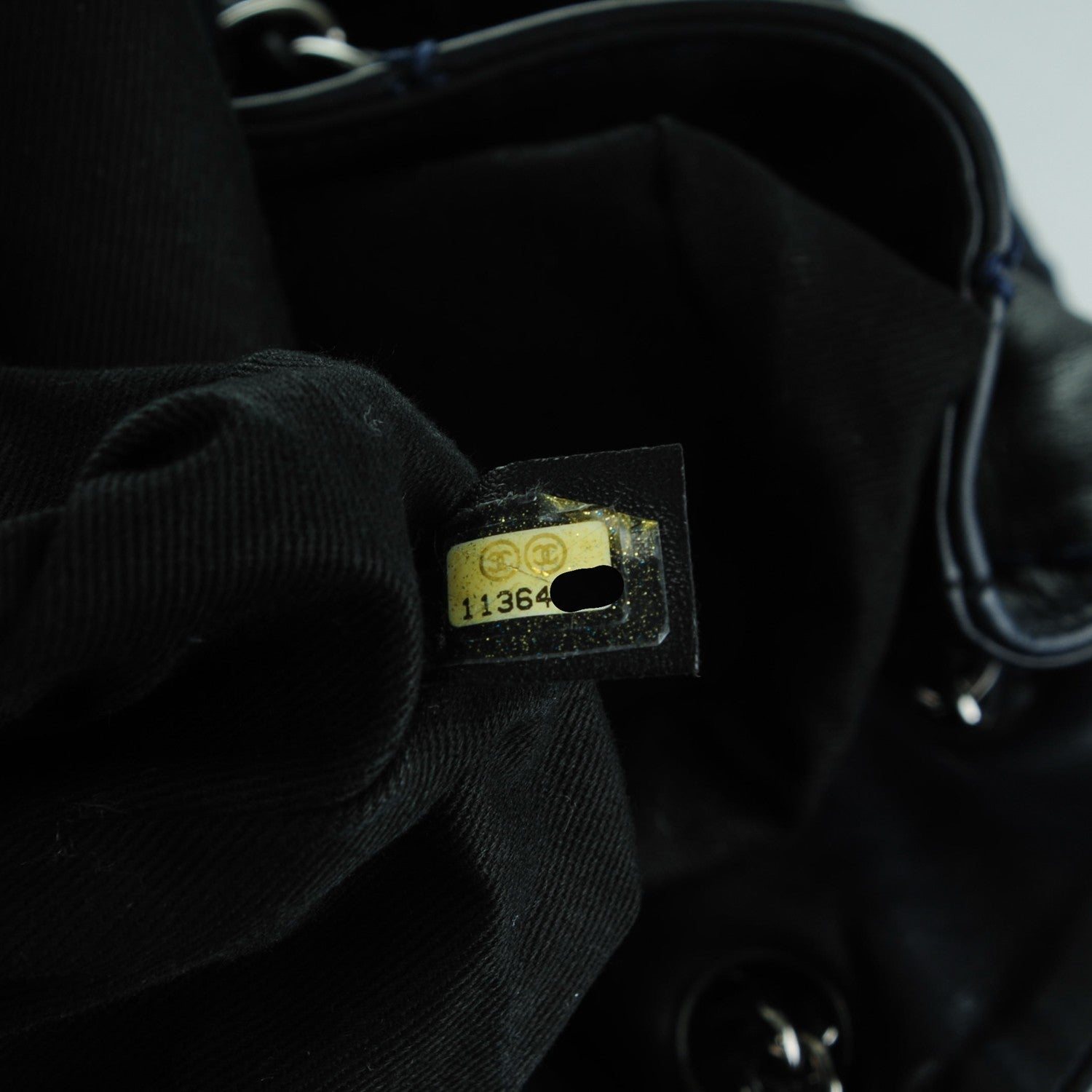 Chanel Lambskin Expandable Tote Dark Navy 7 of 9