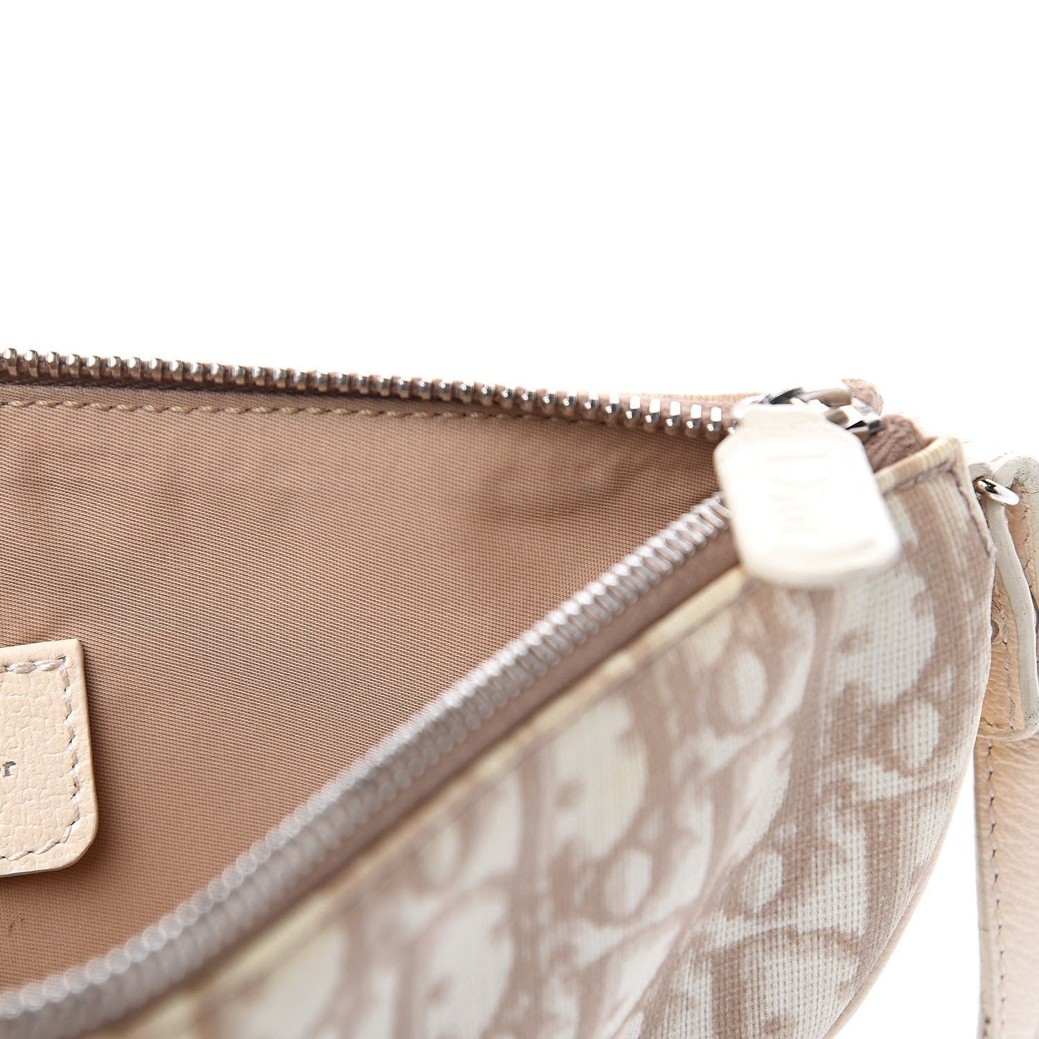 Christian Dior Monogram Vintage Flowers Mini Saddle Bag Beige 12 of 14