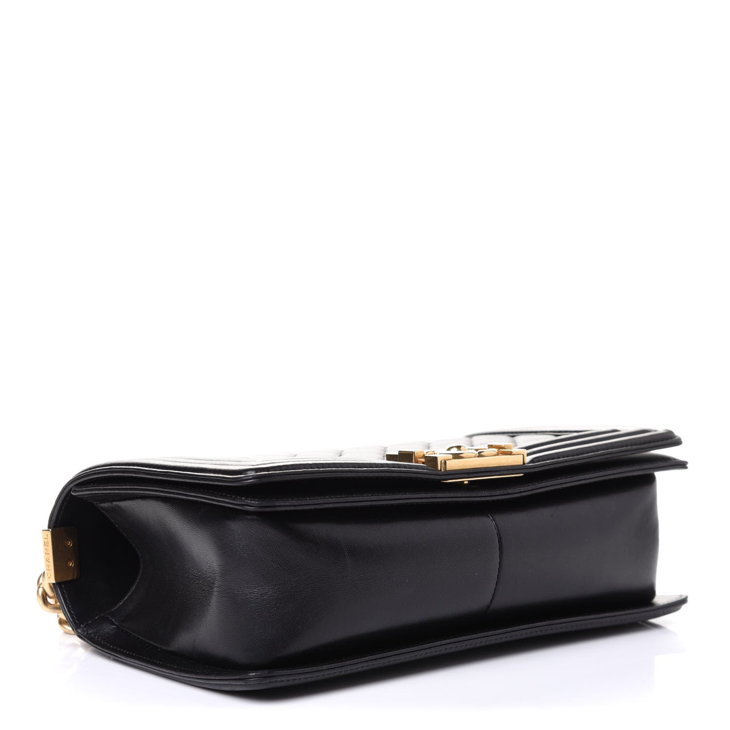 Chanel Lambskin Quilted Medium Boy Flap Black 3 of 5