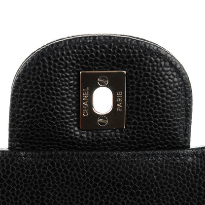 Chanel Caviar Quilted Jumbo Single Flap Black 6 of 8
