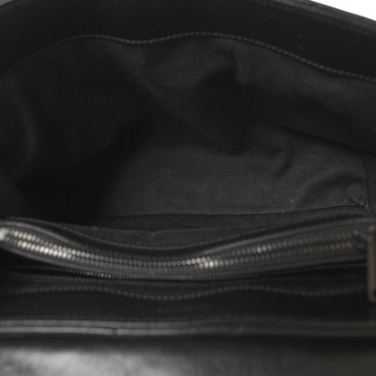 Saint Laurent Calfskin Y Quilted Monogram Monochrome Medium Loulou Chain Satchel Black 5 of 10