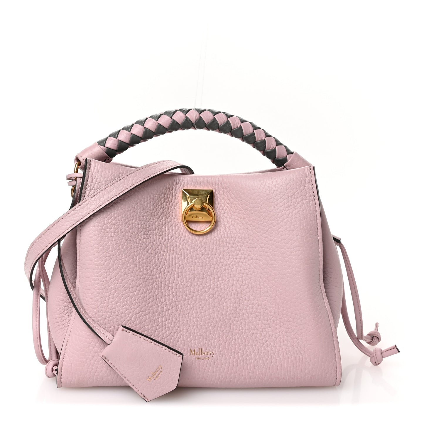 Heavy Grain Small Iris Tote Powder Pink