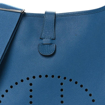 Hermes Courchevel Evelyne GM Bleu France 8 of 10