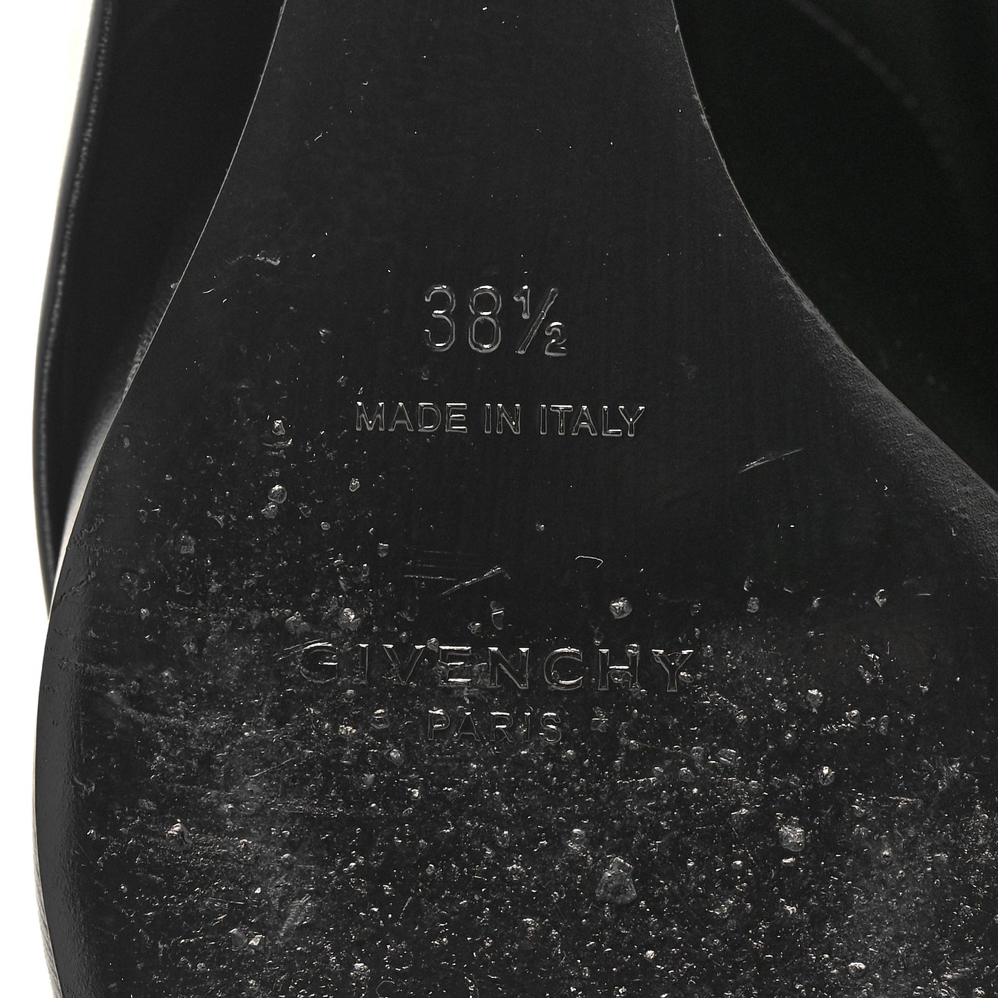 Calfskin Shark Lock Pant Boots 38.5 Black