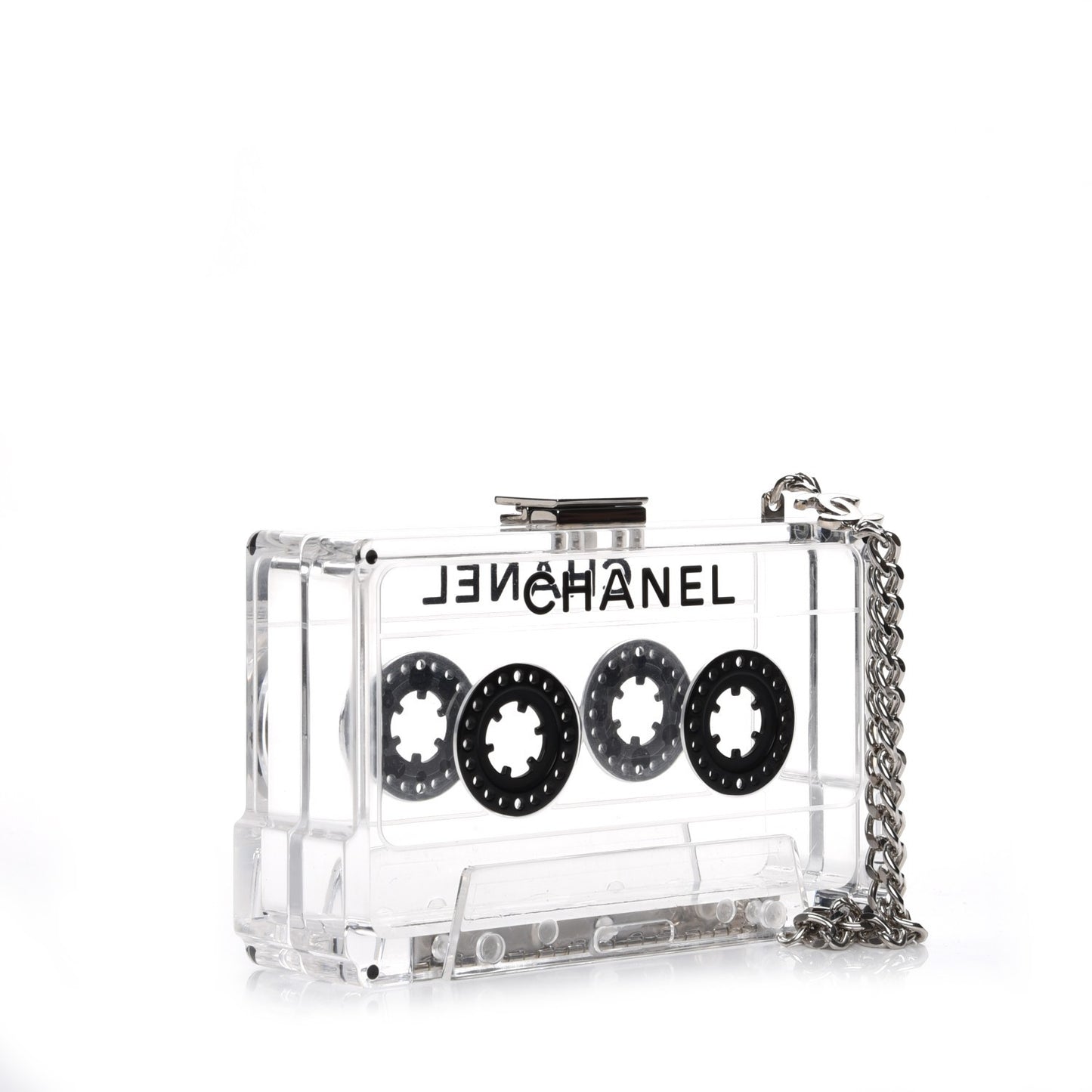 Lucite Cassette Clutch