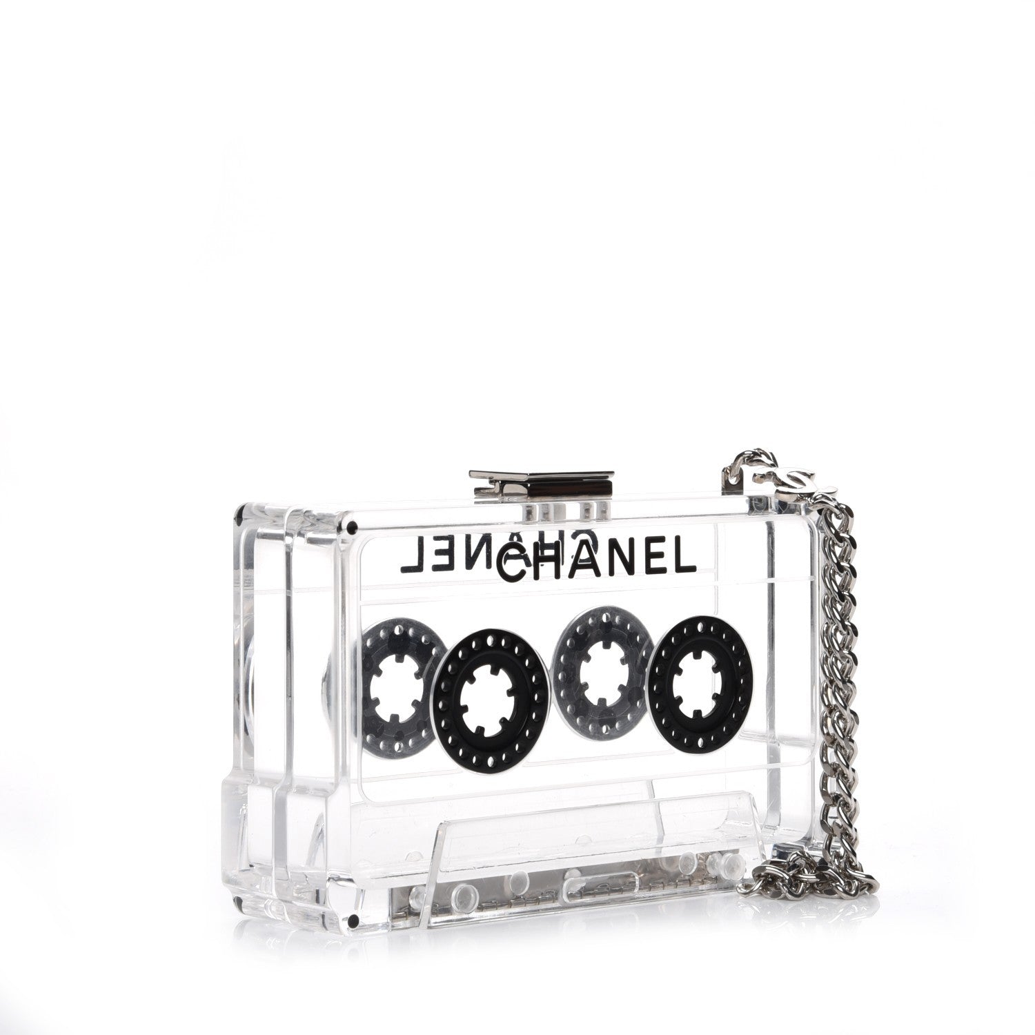 Chanel Lucite Cassette Clutch 4 of 8