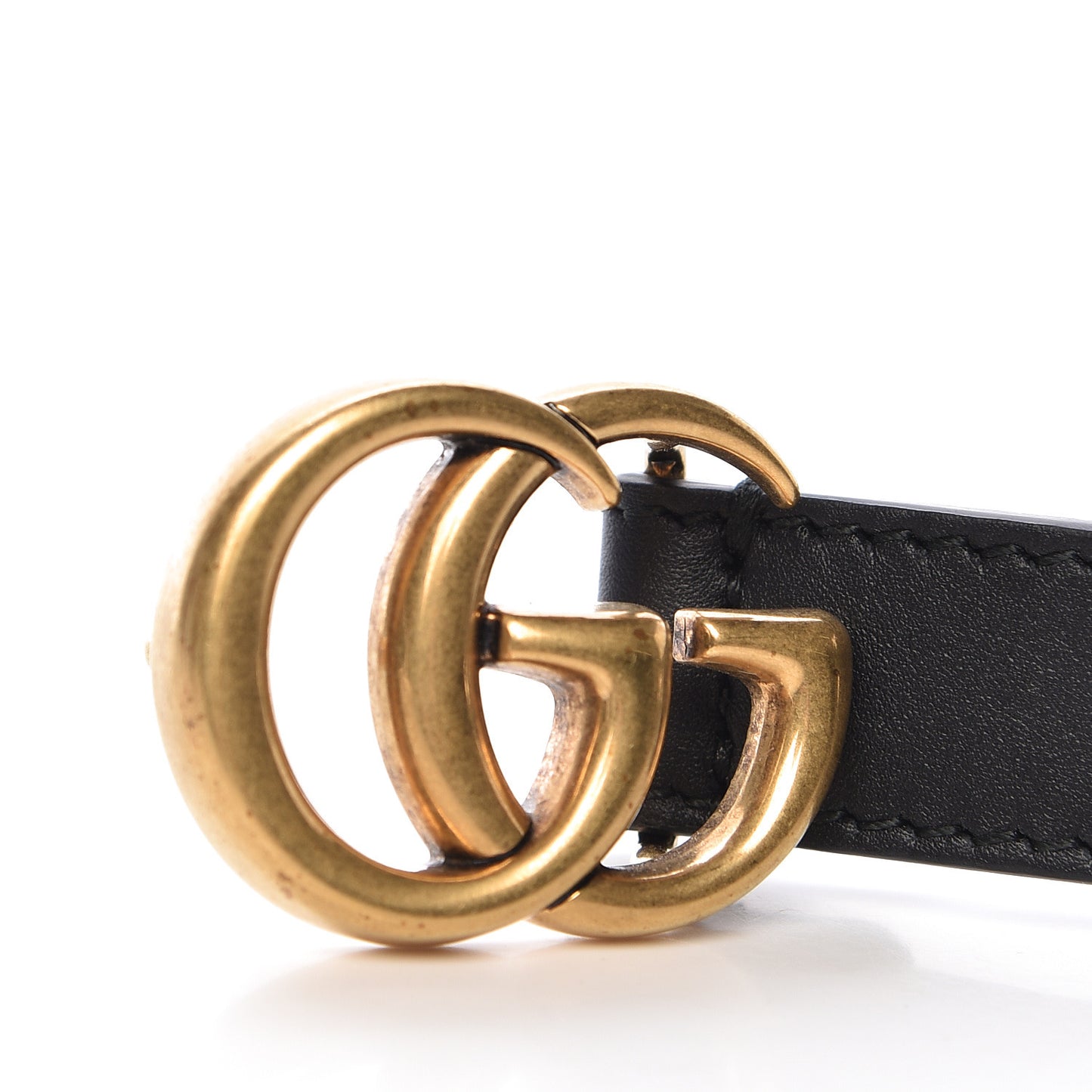 Calfskin Double G 20mm Belt 75 30 Black