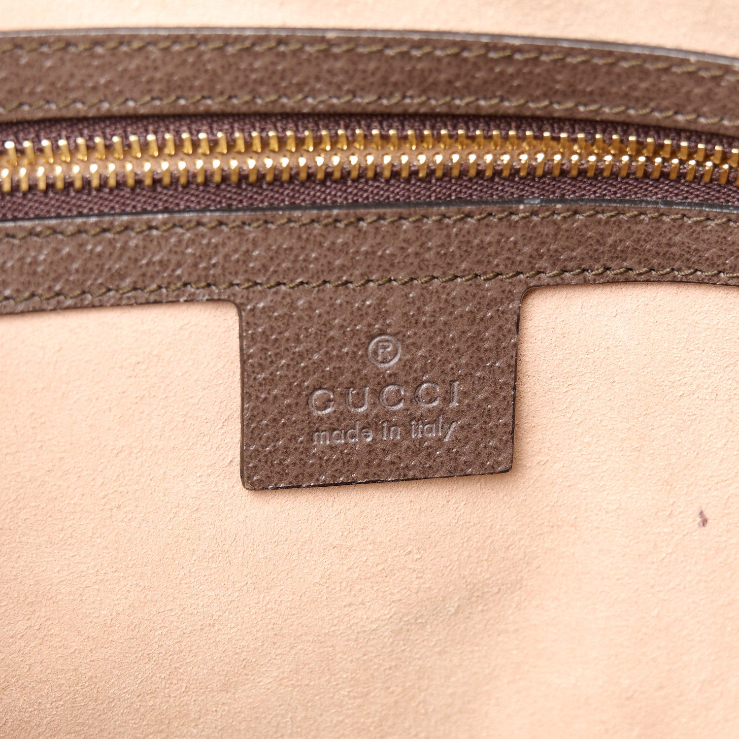 Gucci GG Supreme Monogram Web Medium Ophidia Top Handle Dome Bag Brown 6 of 11