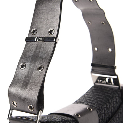 Christian Dior Metallic Monogram Street Chic Shoulder Bag Black 11 of 13