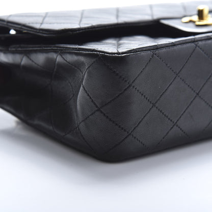 Chanel Lambskin Quilted Medium Double Flap Black 10 of 16
