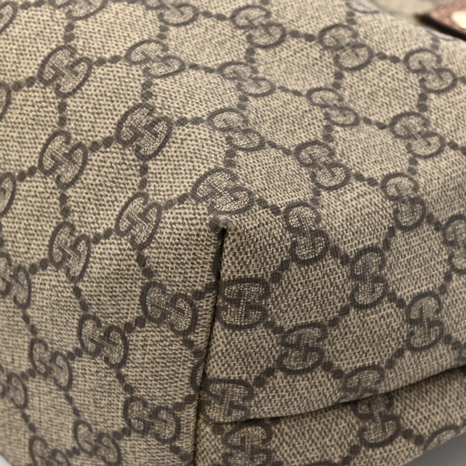 Gucci GG Plus Monogram Medium Signature Web Loop Tote Light Brown 16 of 18