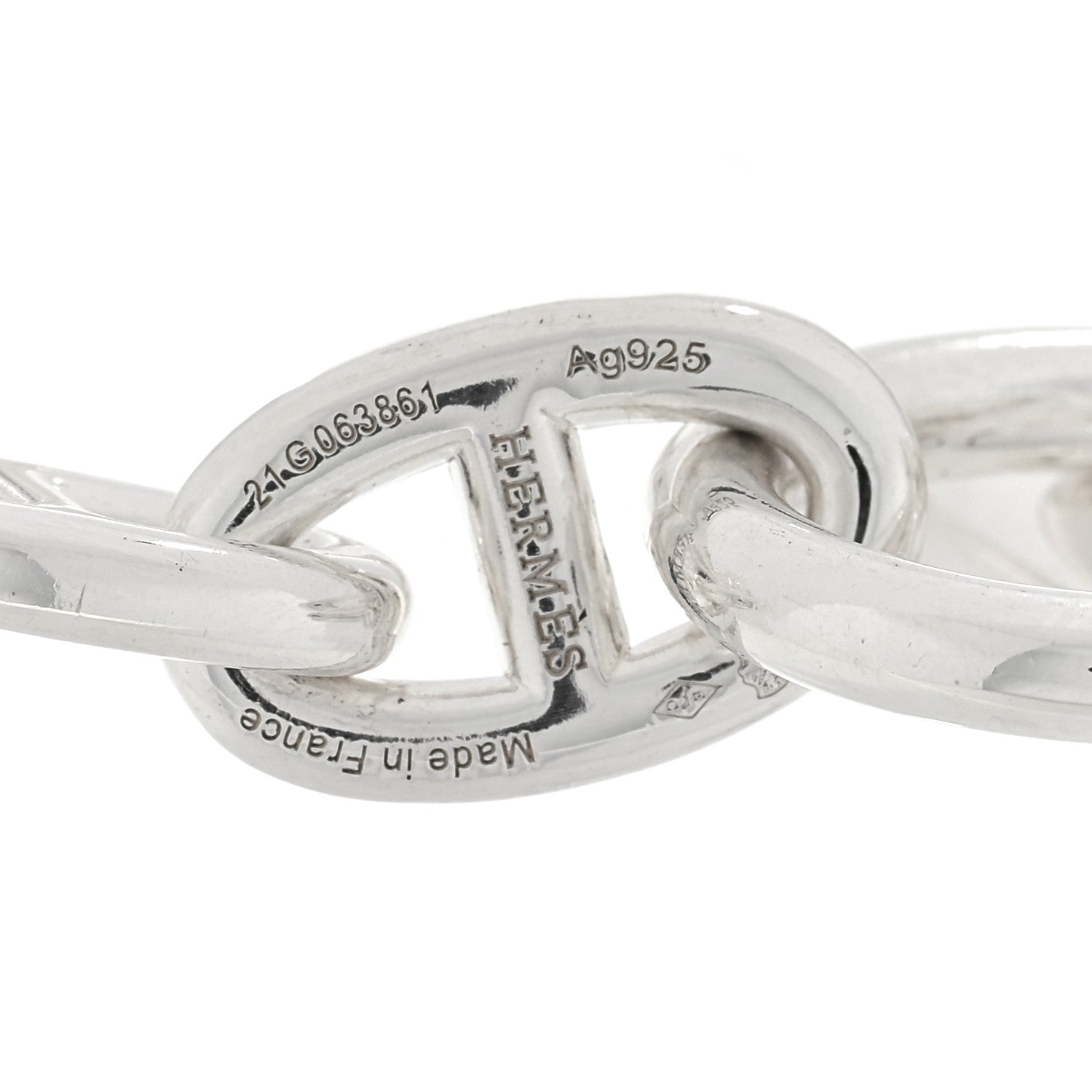 Hermes Sterling Silver MM Chaine d'Ancre Bracelet 3 of 3