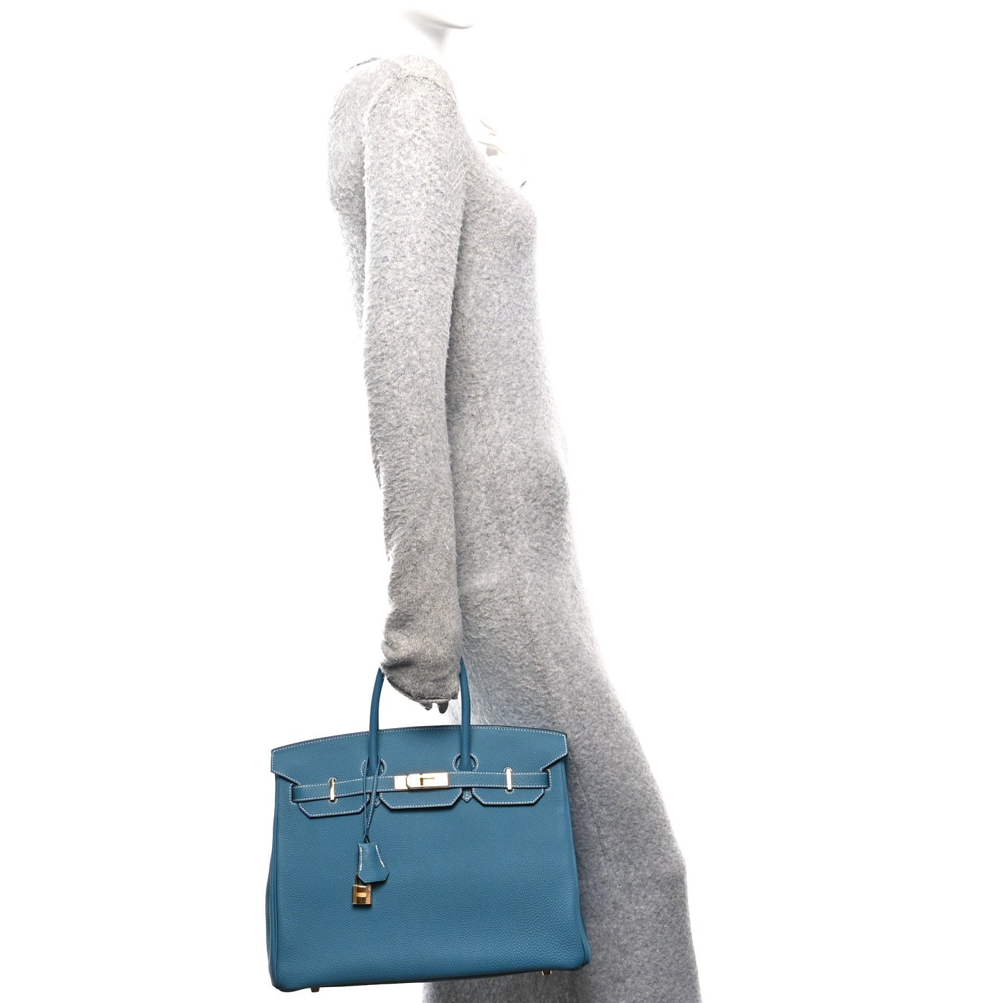 Togo BIRKIN 35 Blue Jean