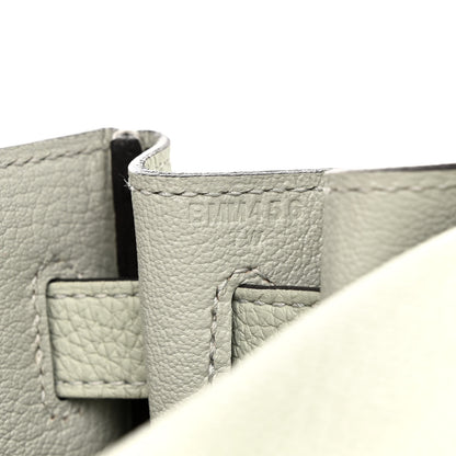 Hermes Togo Kelly Retourne 28 Gris Neve 7 of 11