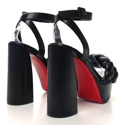 Christian Louboutin Nappa Movida Brio 130 Platform Pump 36.5 Black 4 of 7