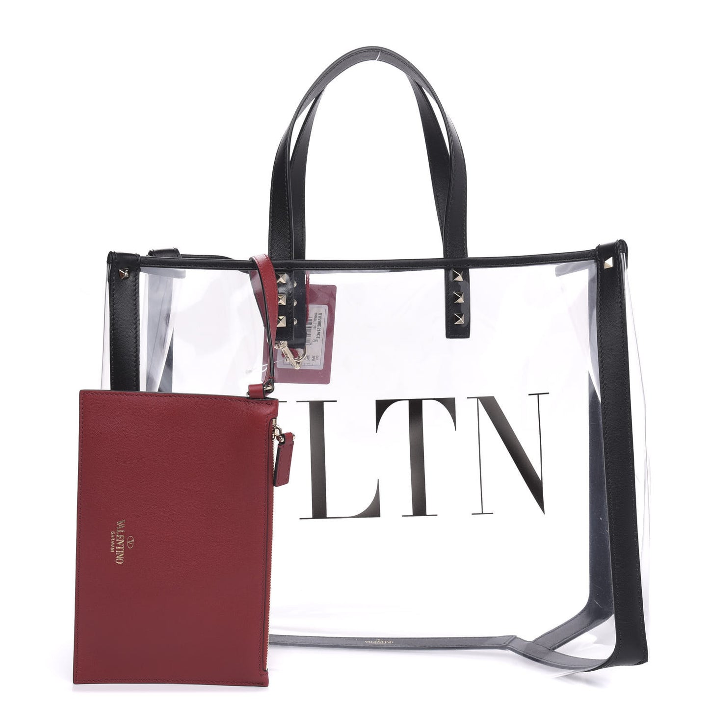Plexy VLTN Shopping Bag Transparent