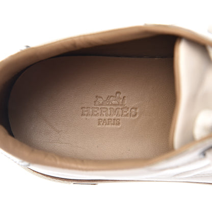 Hermes Calfskin Polo Sneakers 36.5 White 6 of 14