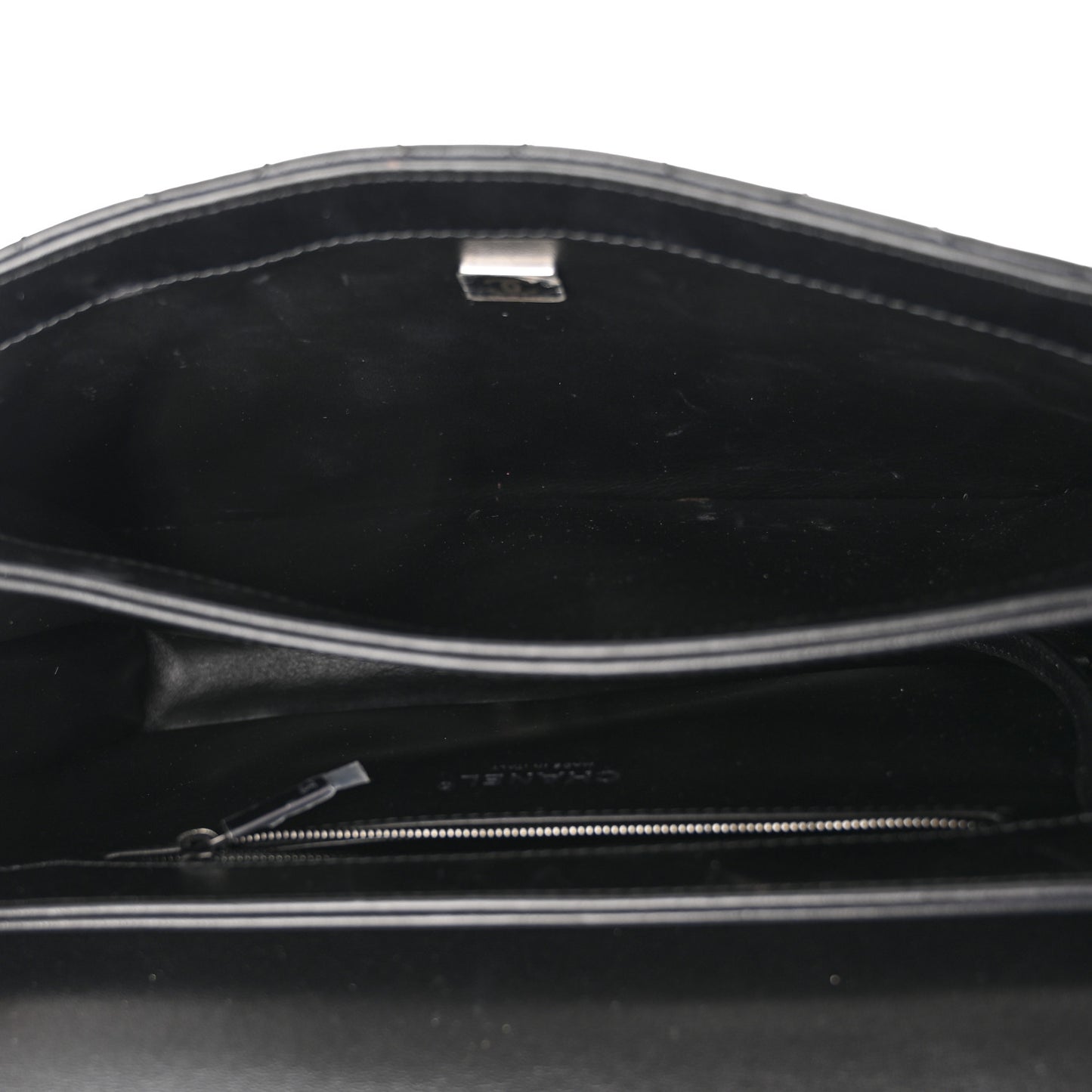 Lambskin Quilted Medium Trendy CC Flap Dual Handle Bag So Black