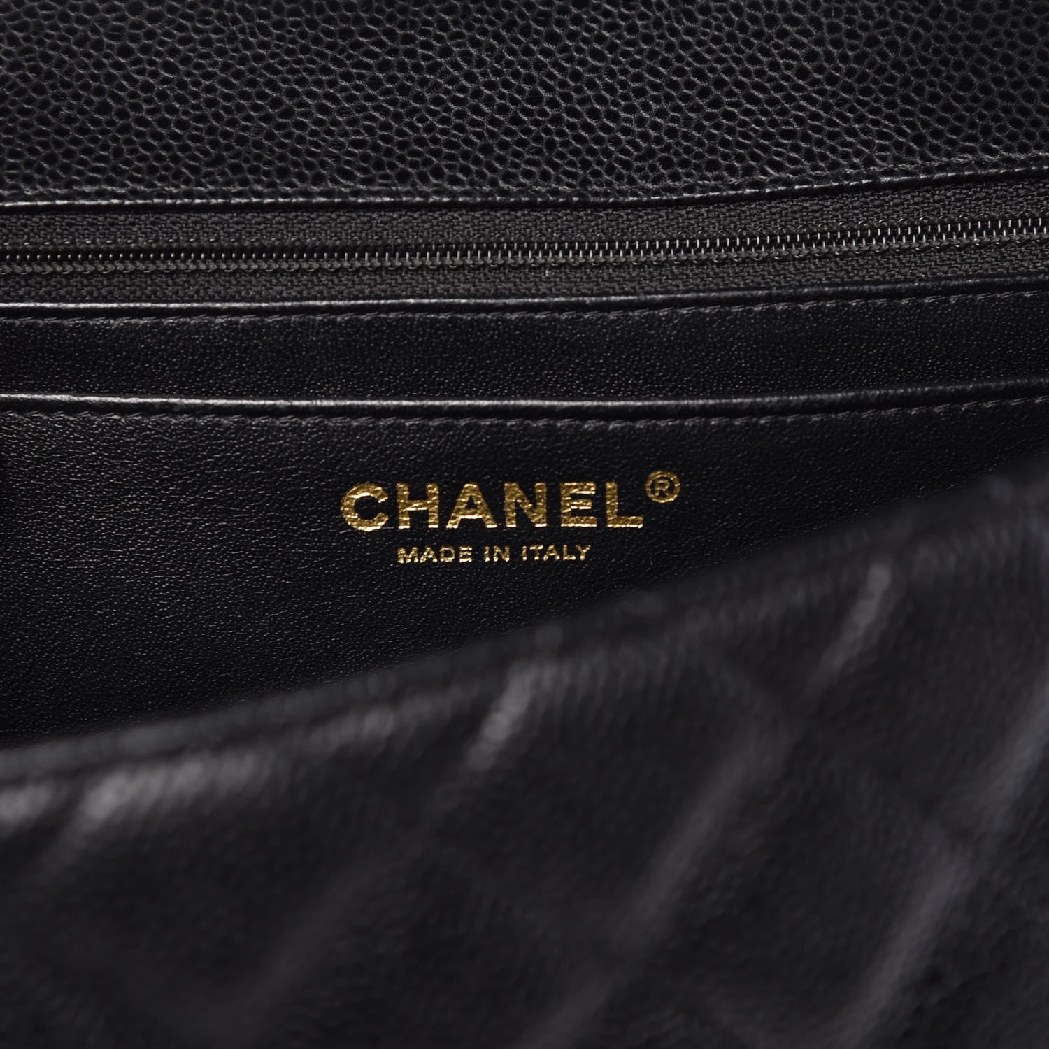 Chanel Caviar Quilted Jumbo Single Flap Black 7 of 13
