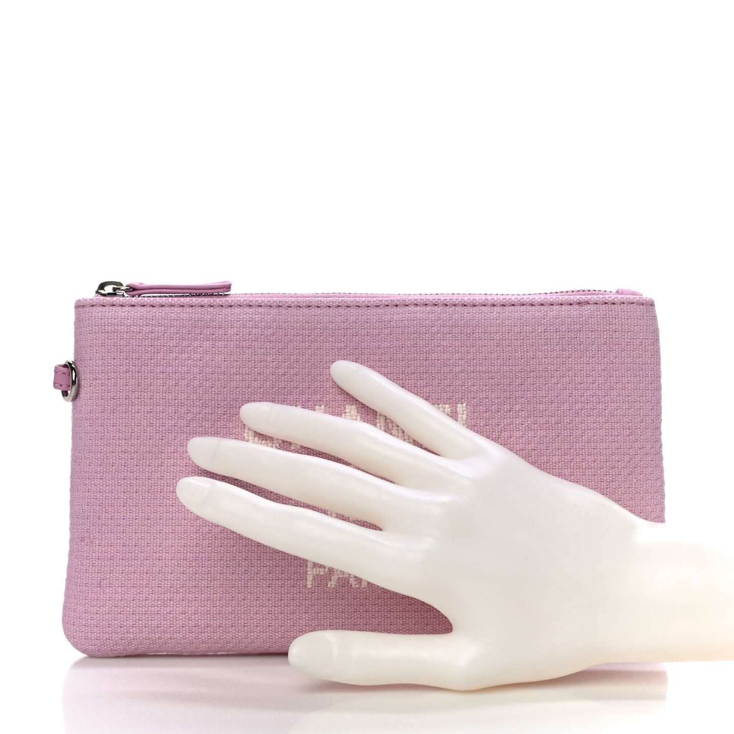 Mixed Fibers Small Deauville Pouch Pink