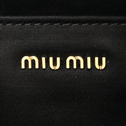 Miu Miu Nappa Matelasse Crystal Mini Shoulder Bag White 6 of 11