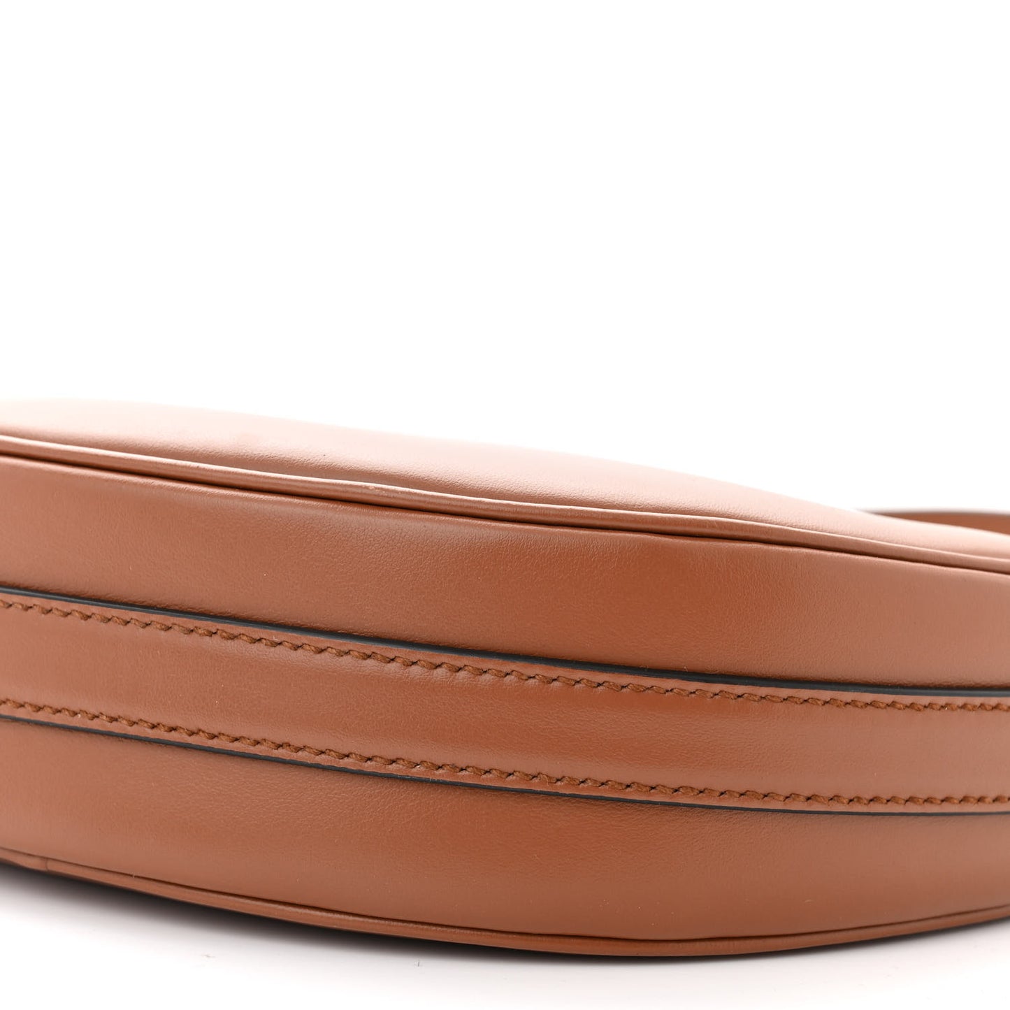 Soft Calfskin Arque Shoulder Bag Cognac