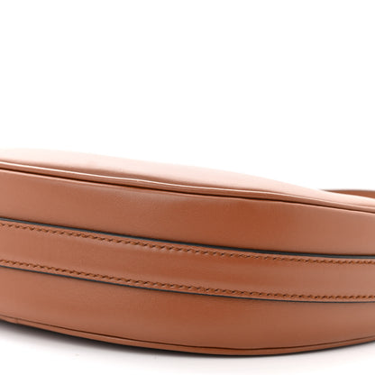Prada Soft Calfskin Arque Shoulder Bag Cognac 9 of 9