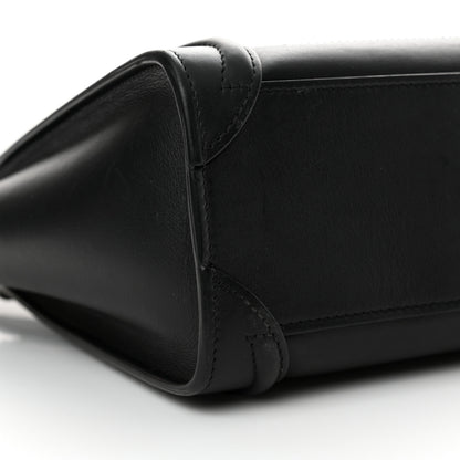 Celine Smooth Calfskin Nano Luggage Black 8 of 16