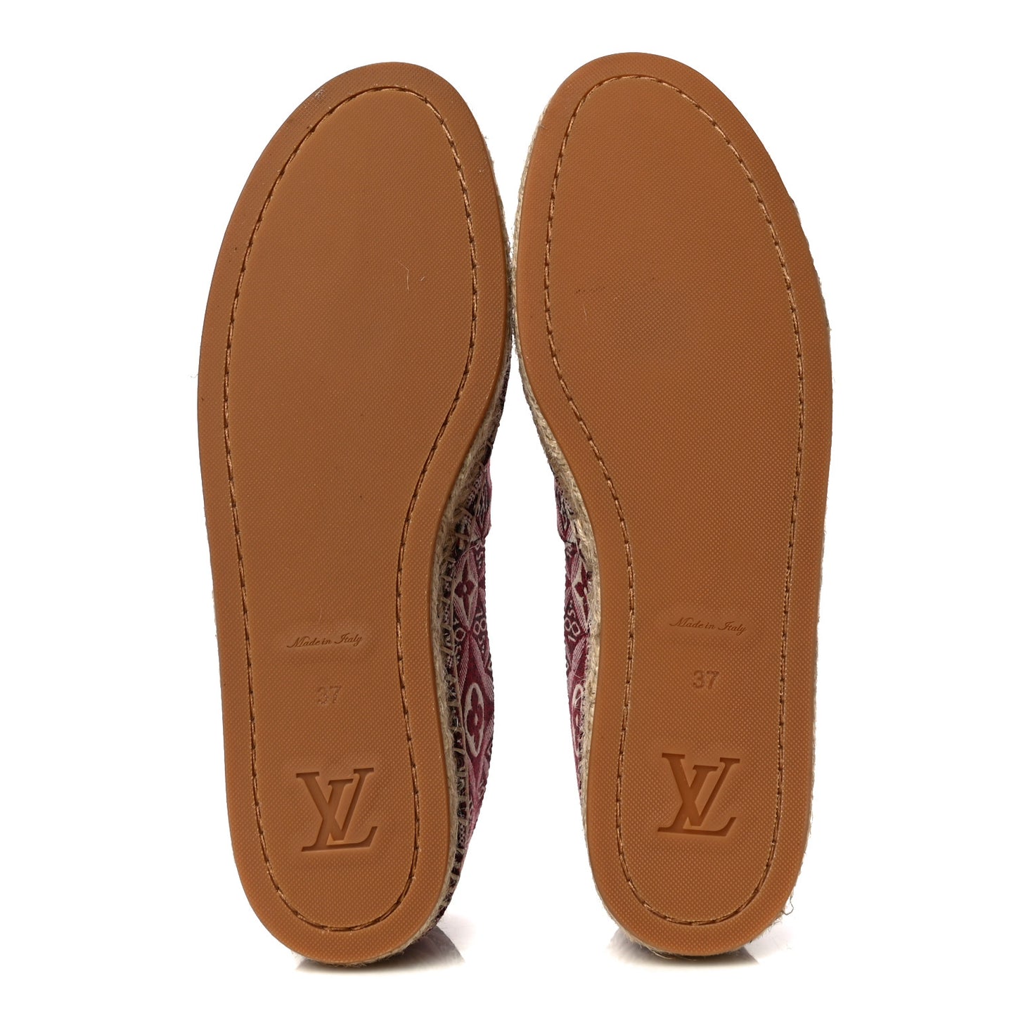 Jacquard Since 1854 Starboard Espadrille Flats 37 Bordeaux
