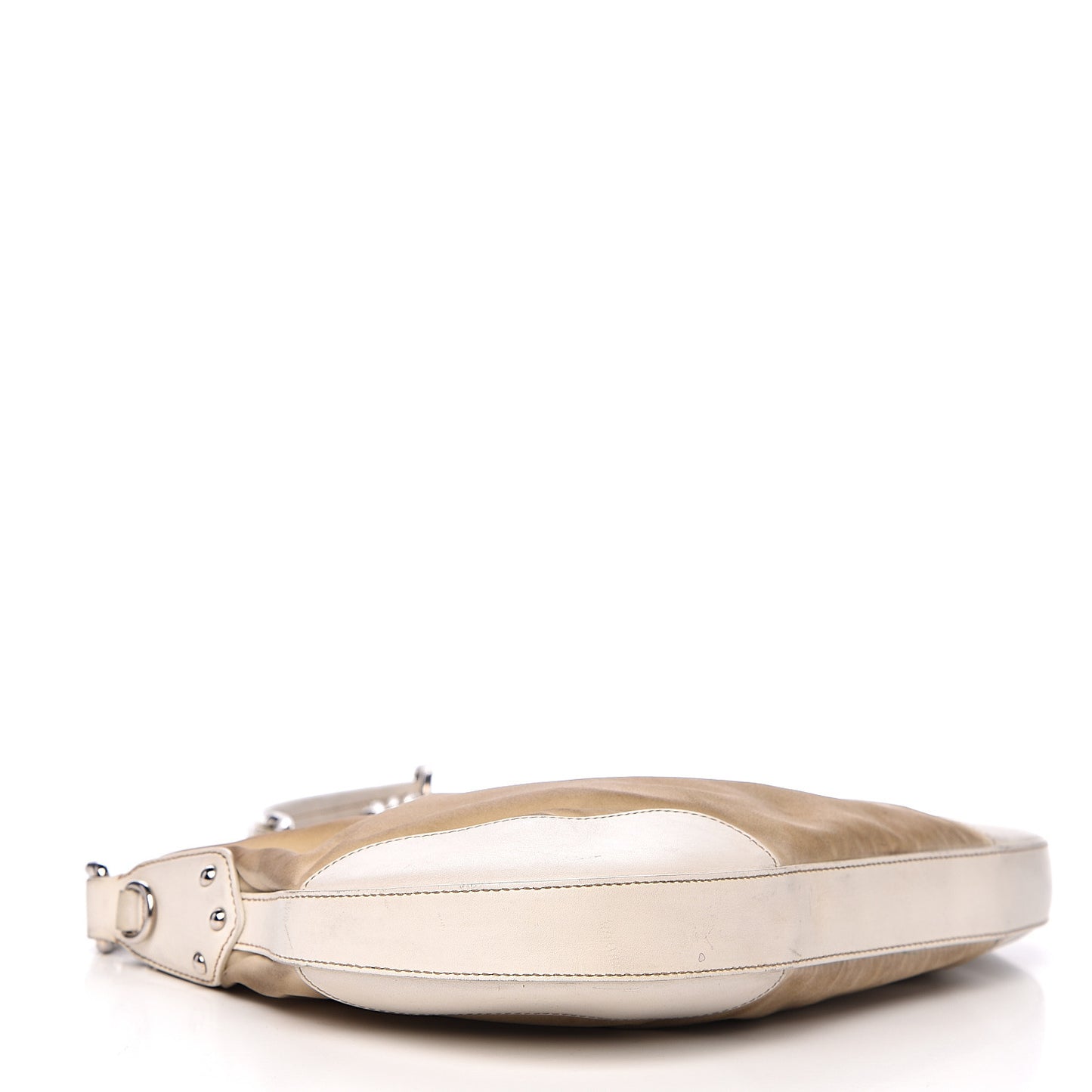Canvas Calfskin Chain Hobo Cera