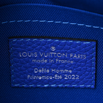 Louis Vuitton Taurillon Illusion Mini Soft Trunk Bleu Rose 5 of 9
