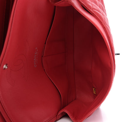 Chanel Caviar Quilted Medium Double Flap Red 5 of 11