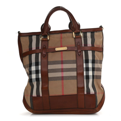 Burberry House Check Tote Dark Tan 1 of 31