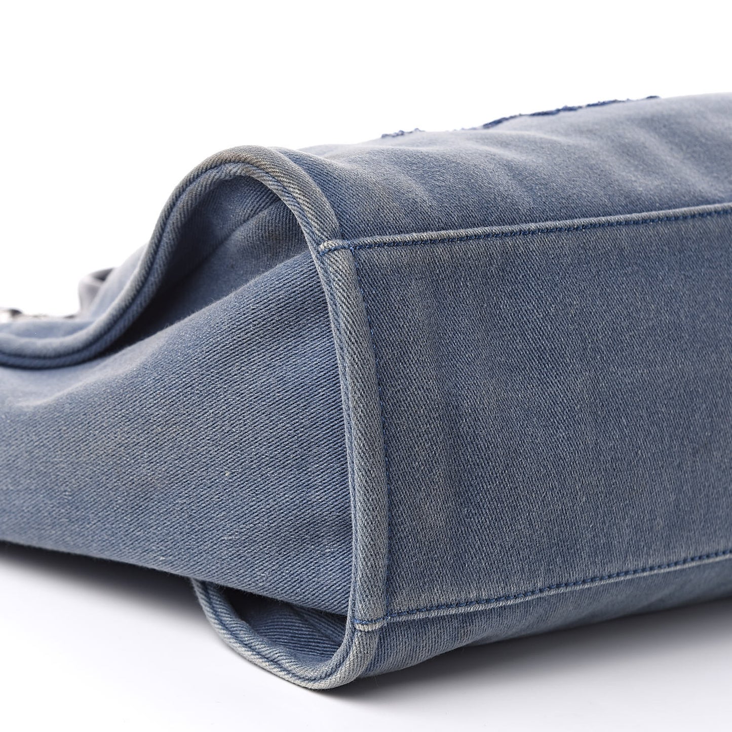 Denim Large Deauville Tote Blue